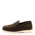 Suede Calfskin Mens Low Loafers 41.5 Ecorce