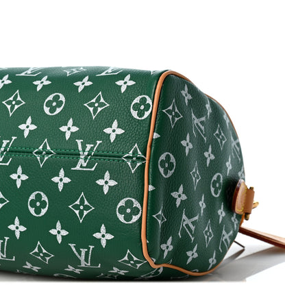 Calfskin Monogram Speedy P9 Bandouliere 25 Green