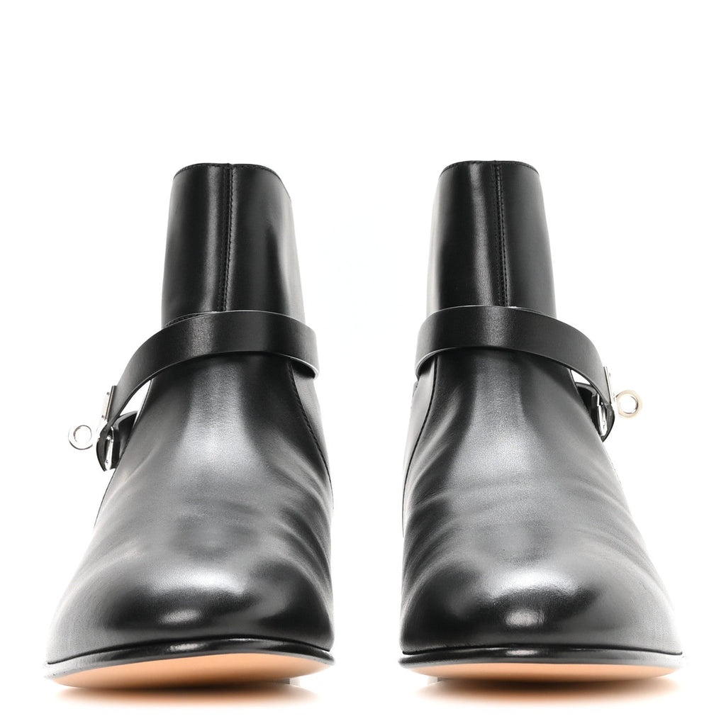 Calfskin Neo Low Boots 41 Black