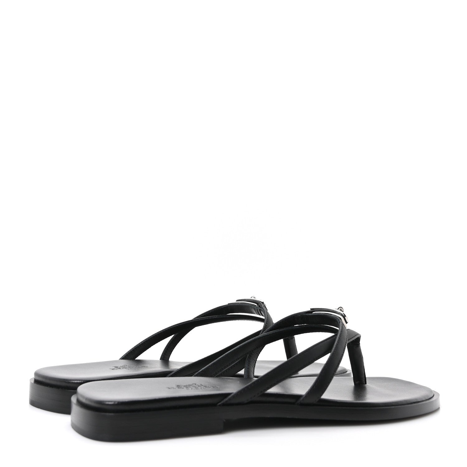 Calfskin Miss Sandals 37 Black