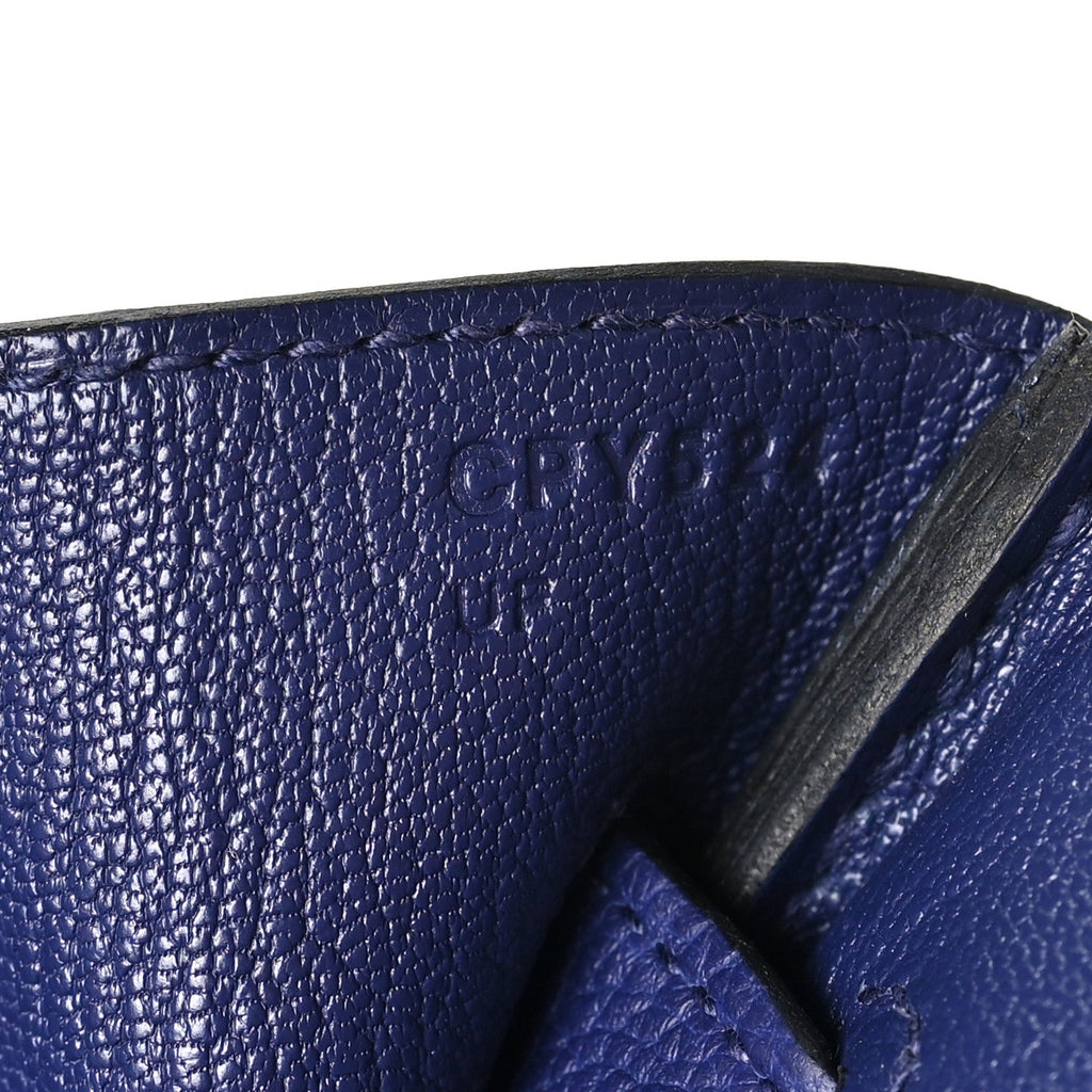 Togo Birkin 30 Bleu Encre