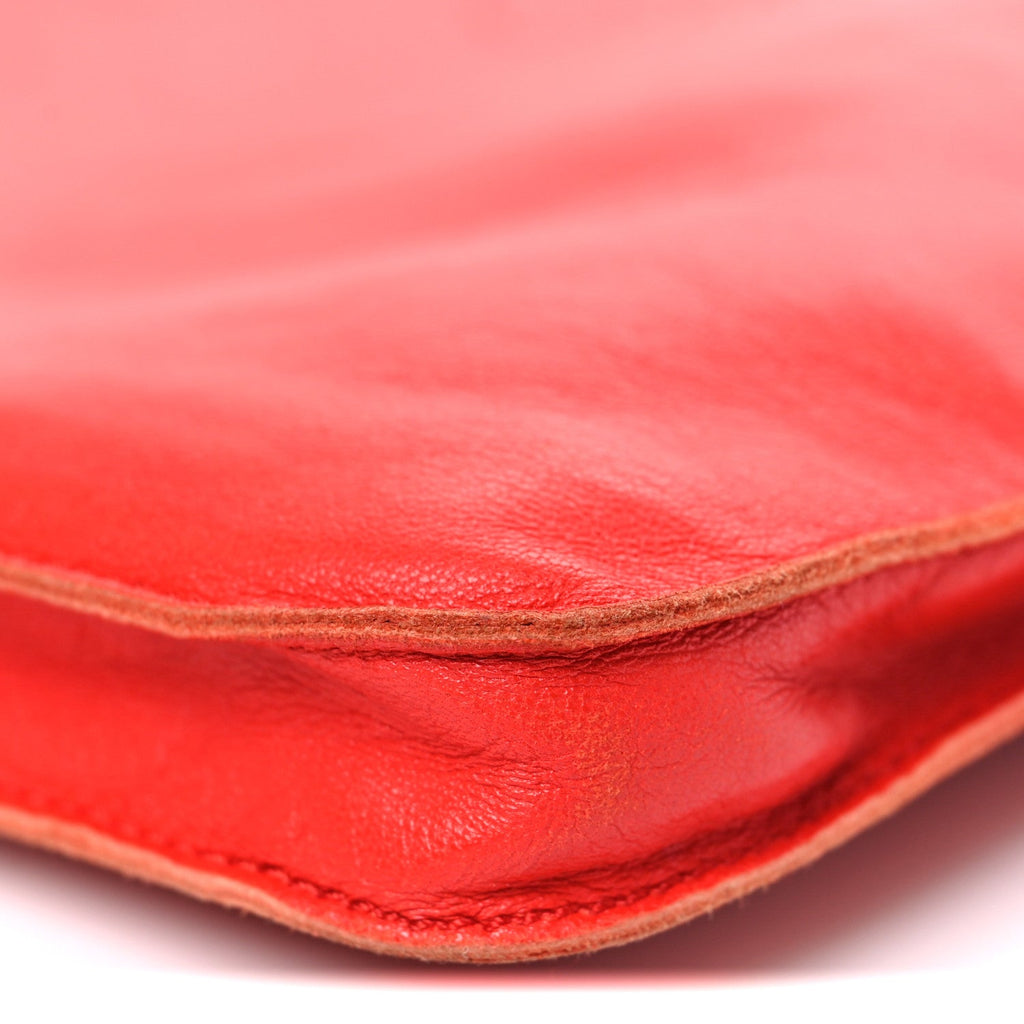 Lambskin Clou De Selle Pouch Rouge