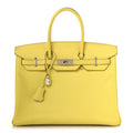 Epsom Birkin 35 Lime