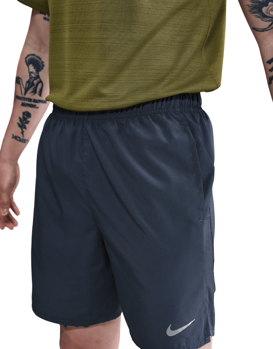 Men's 7" Brief-Lined Dri-FIT Challenger Shorts :Thunder Blue | Reflective Silver
