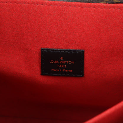 Monogram Braided Pochette Metis Coquelicot