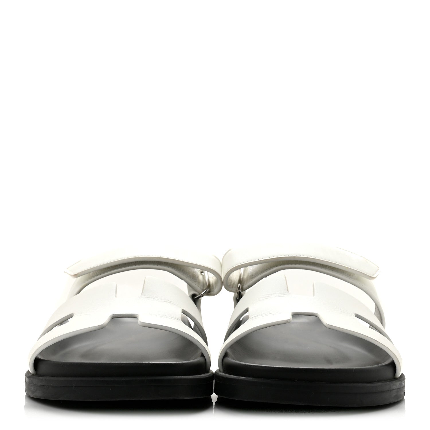 Calfskin Womens Chypre Sandals 38.5 White