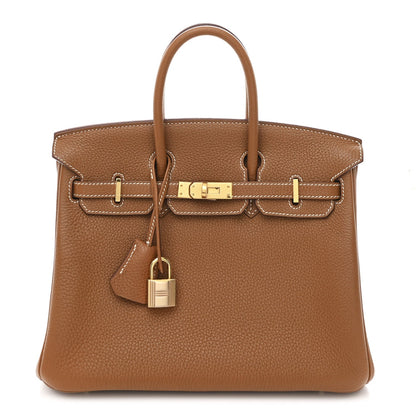 Togo Birkin 25 Gold