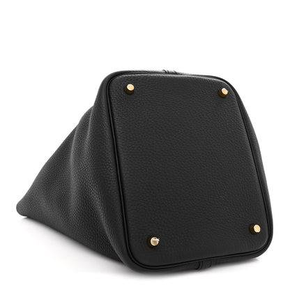 Taurillon Clemence Picotin Lock 22 MM Black