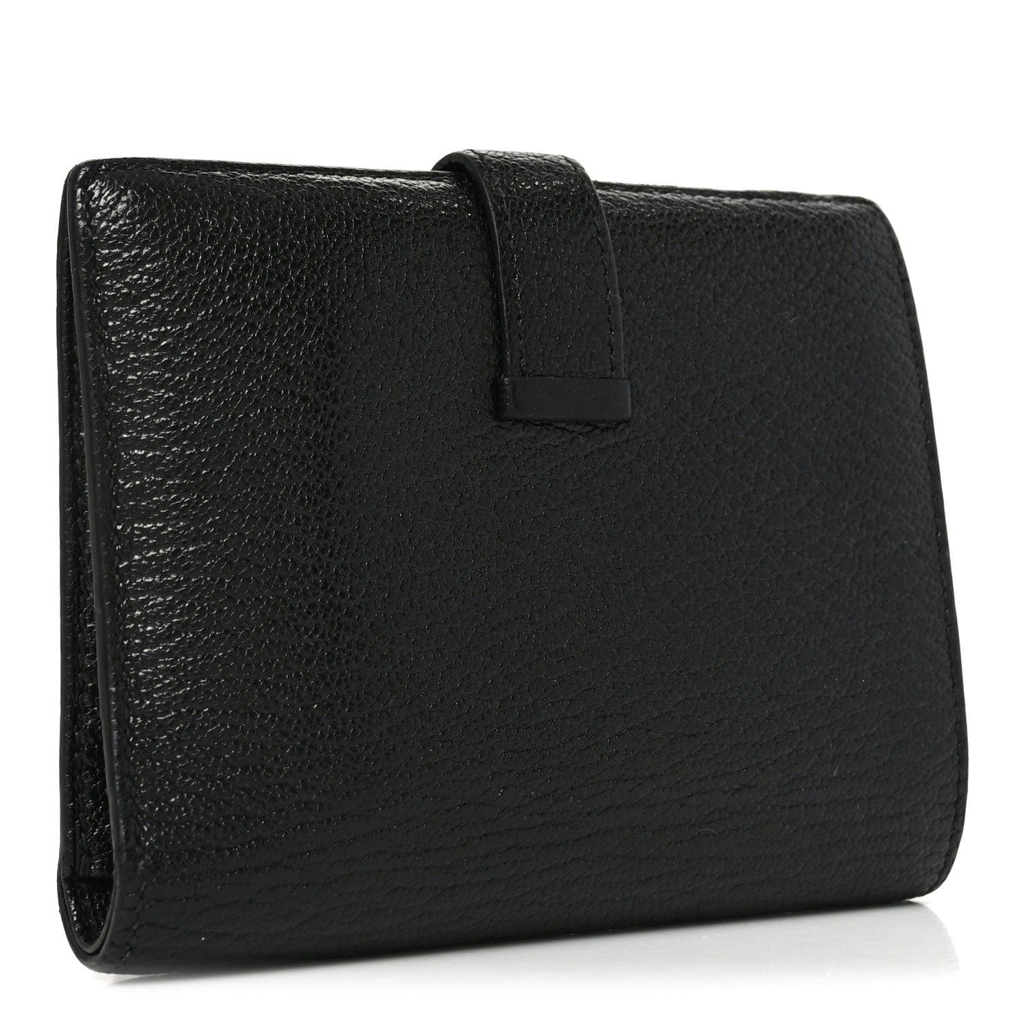 Chevre Mysore Bearn Compact Wallet Black