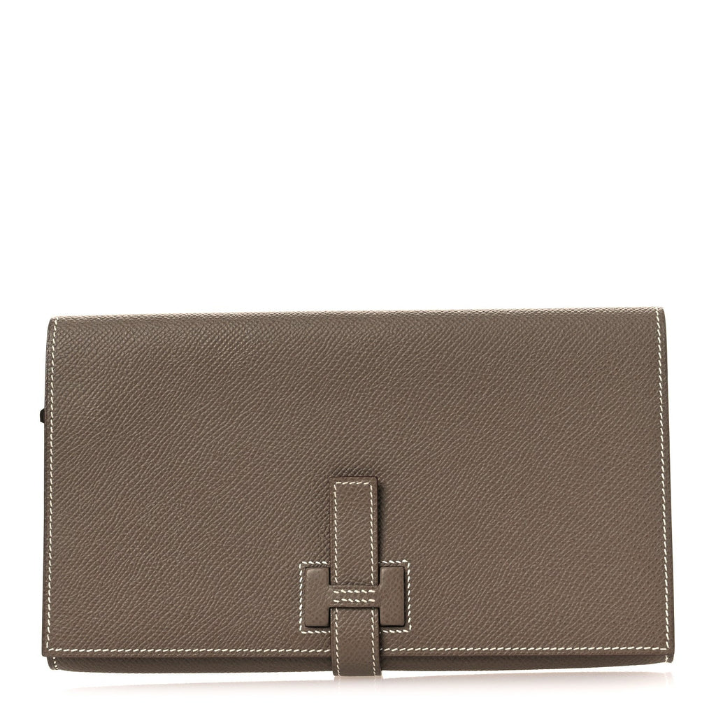 Epsom New H Passant Toutenmain Wallet Etoupe