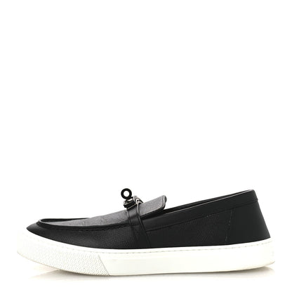 Calfskin Game Slip On Sneakers 39.5 Black