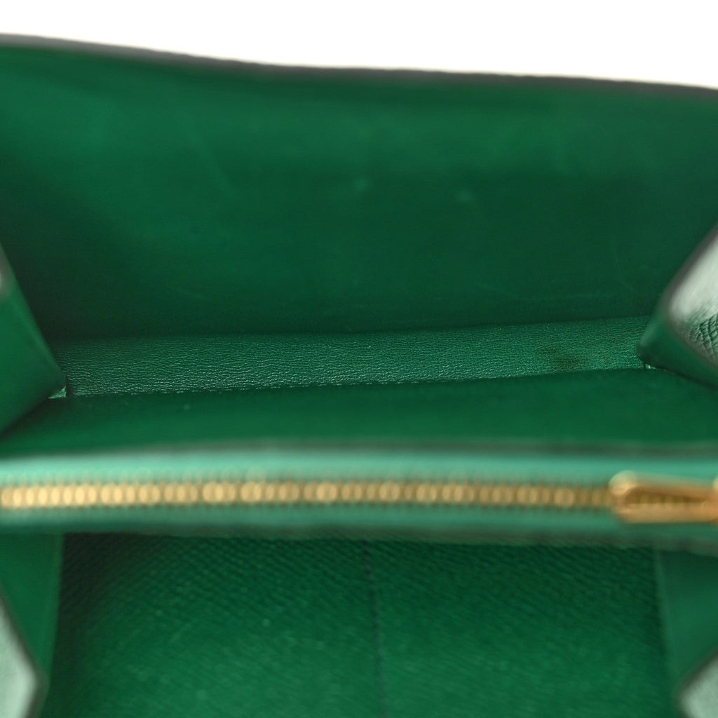 Epsom Constance Short Wallet Vert Vertigo