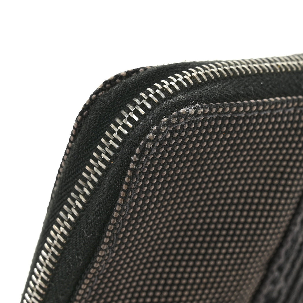 Canvas Herline Zip Wallet Grey