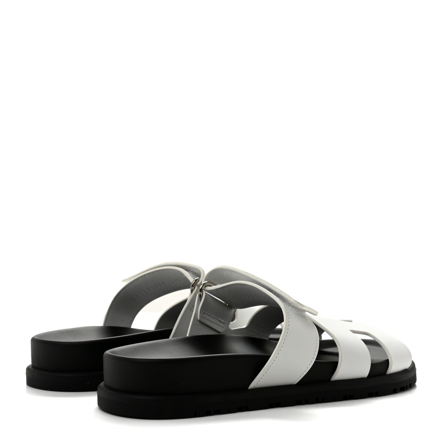 Calfskin Womens Chypre Sandals 36.5 White