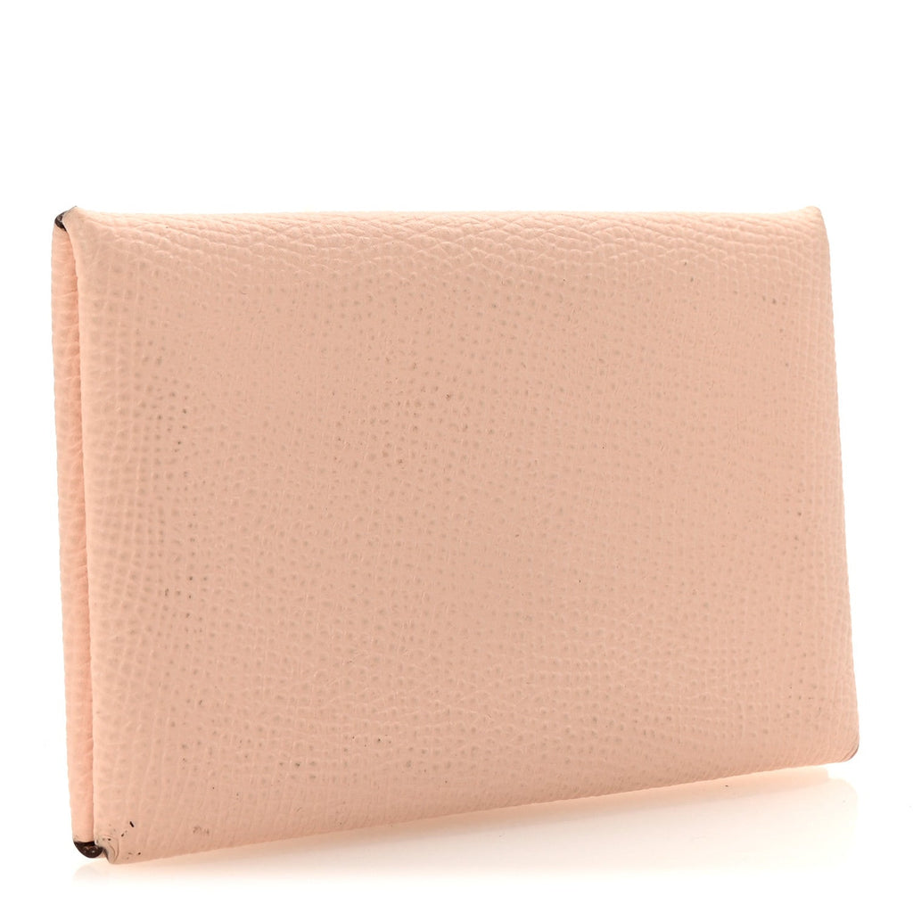 Epsom Calvi Card Case Rose Eglantine