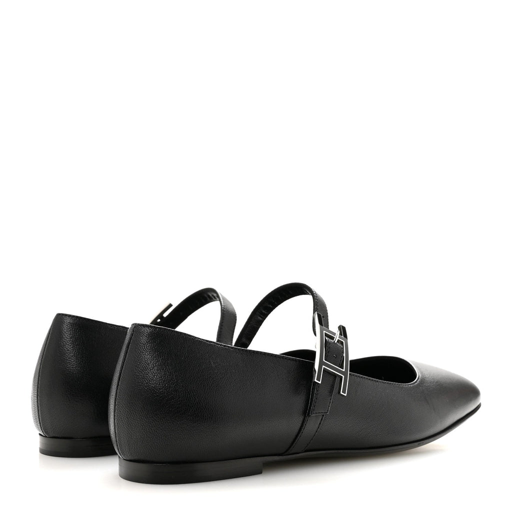 Goatskin Jane Ballet Flats 35.5 Black