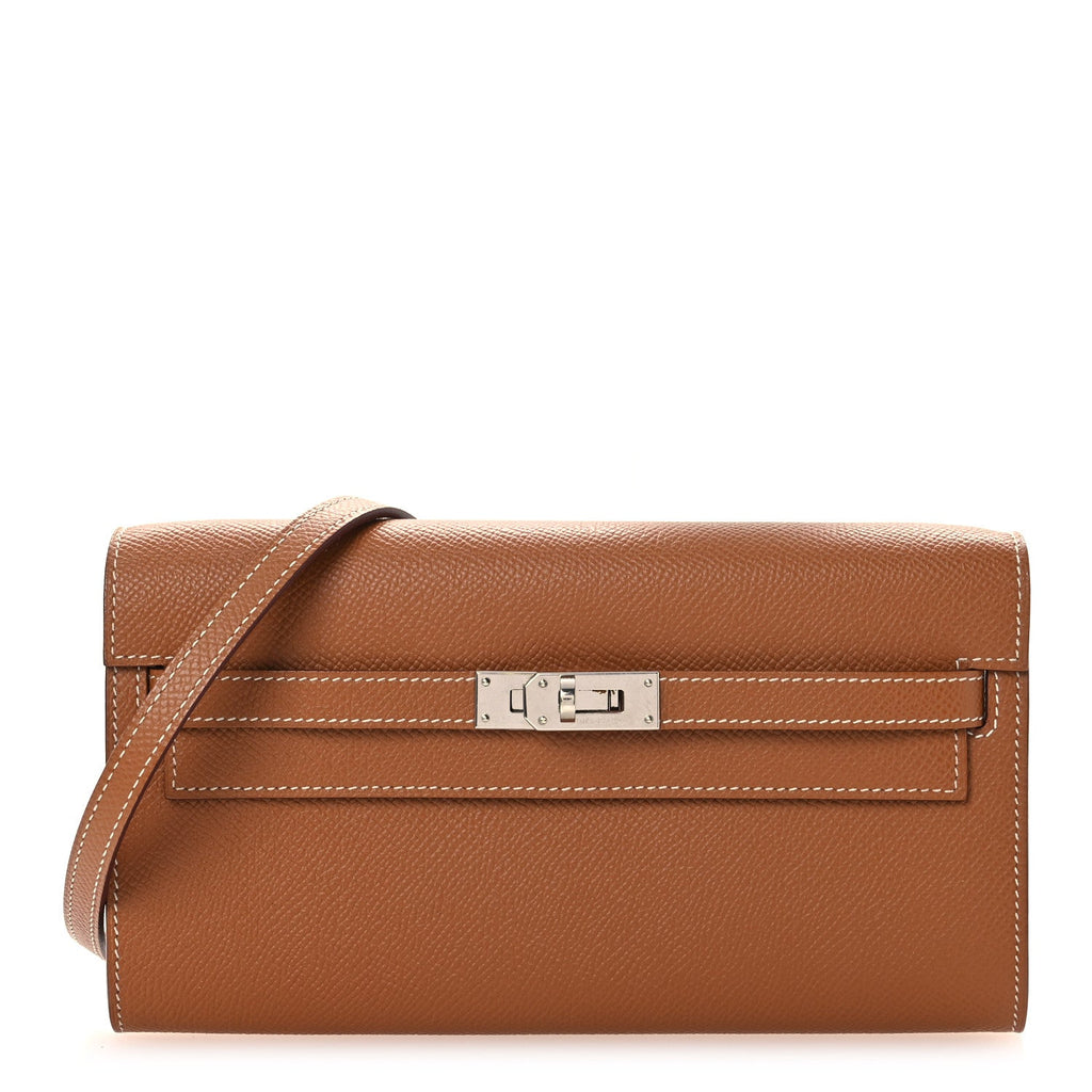 Epsom Kelly Wallet To Go Gold