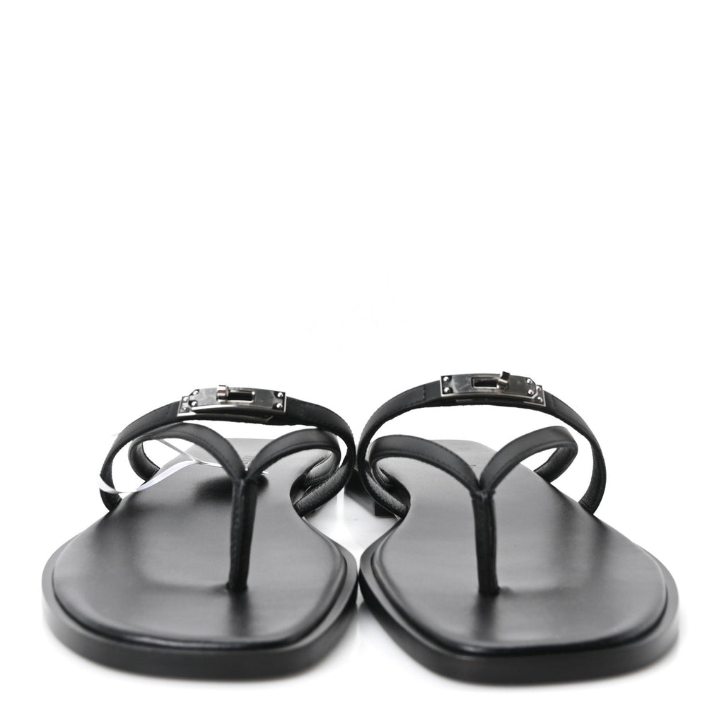 Calfskin Miss Sandals 39 Black
