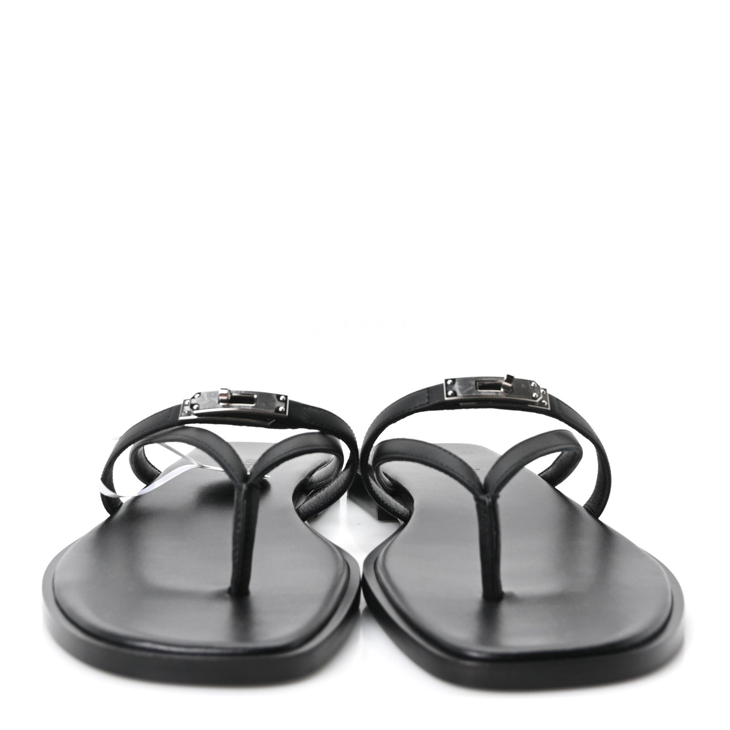 Calfskin Miss Sandals 39 Black