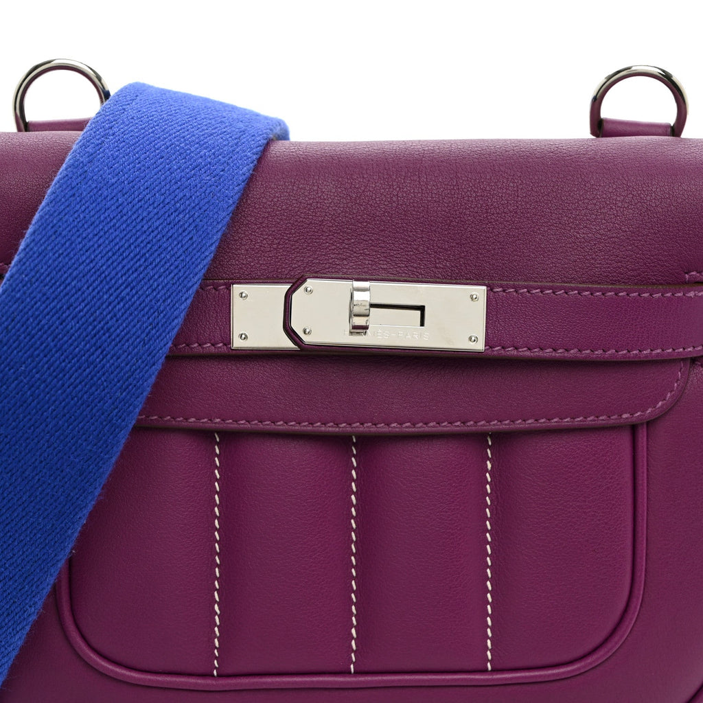 Veau Swift Mini Sac Berline Anemone Bleu Electrique