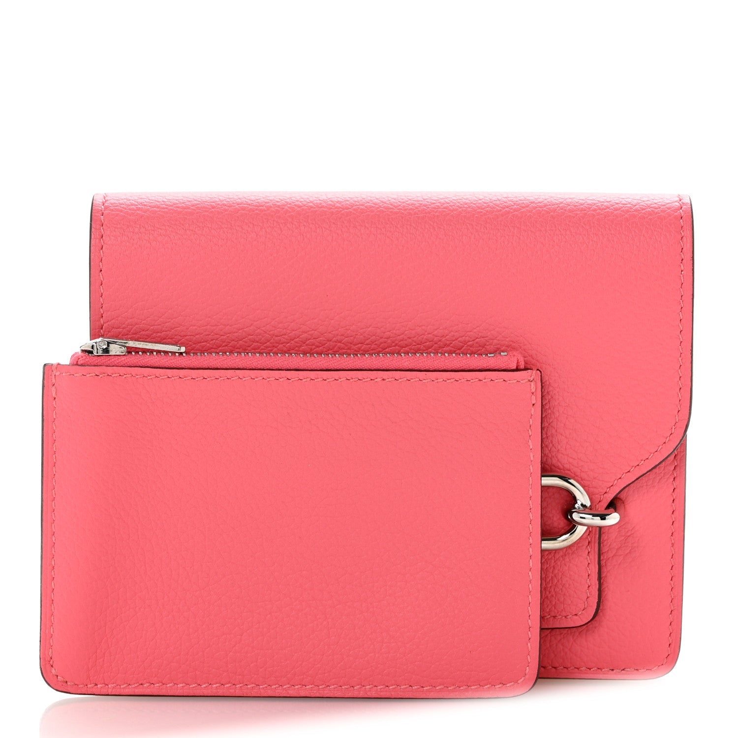 Chevre Mysore Roulis Slim Wallet Rose Azalee