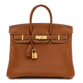 Natural Barenia Faubourg Birkin 25 Fauve