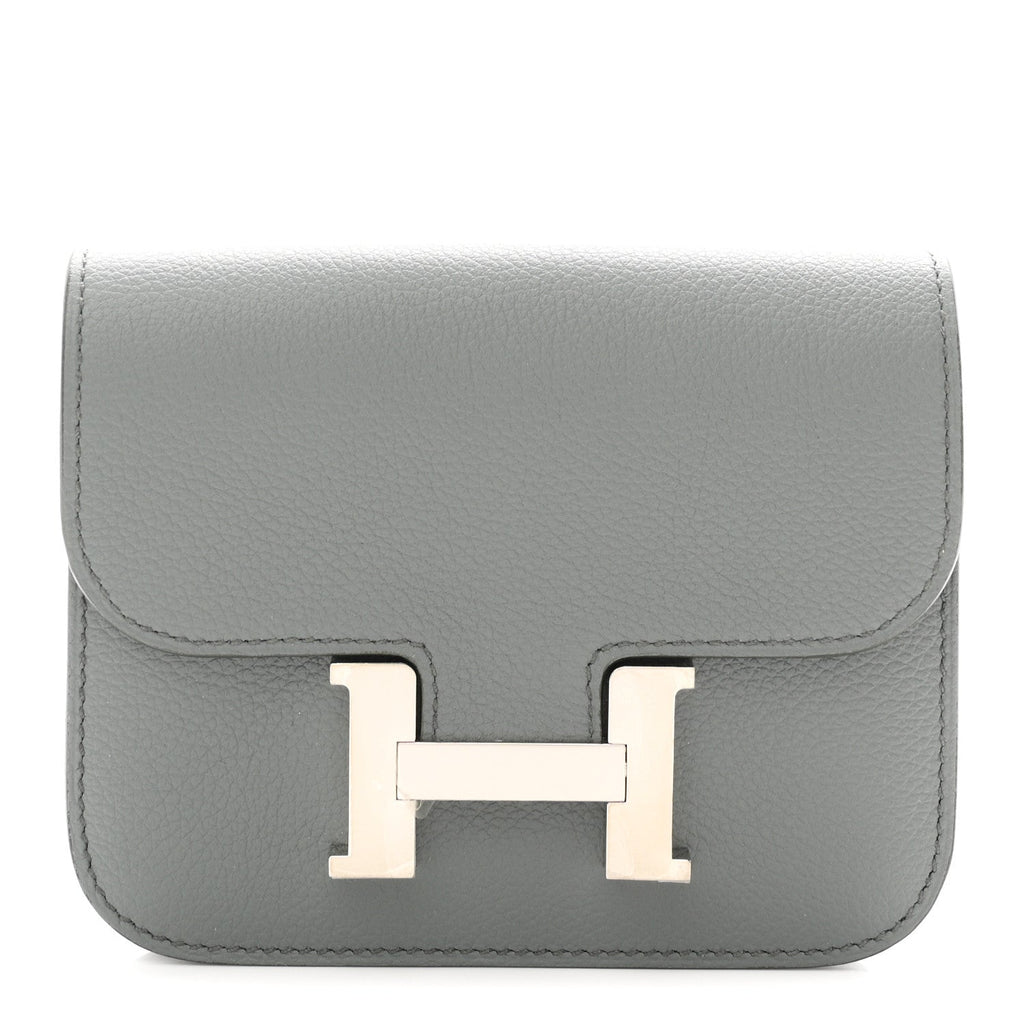 Evercolor Constance Slim Wallet Vert Amande