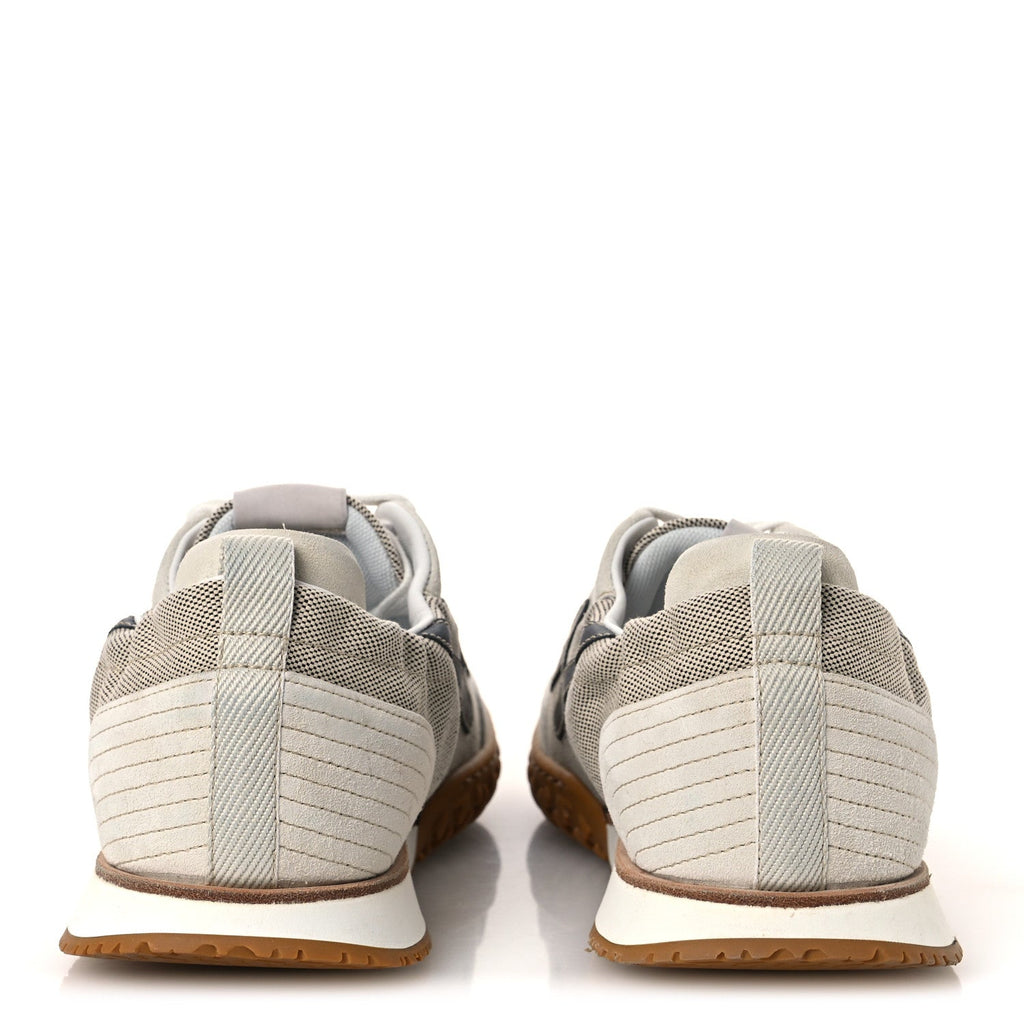 Toile Suede Goatskin Jet Sneakers 38 Multicolored Prunoir