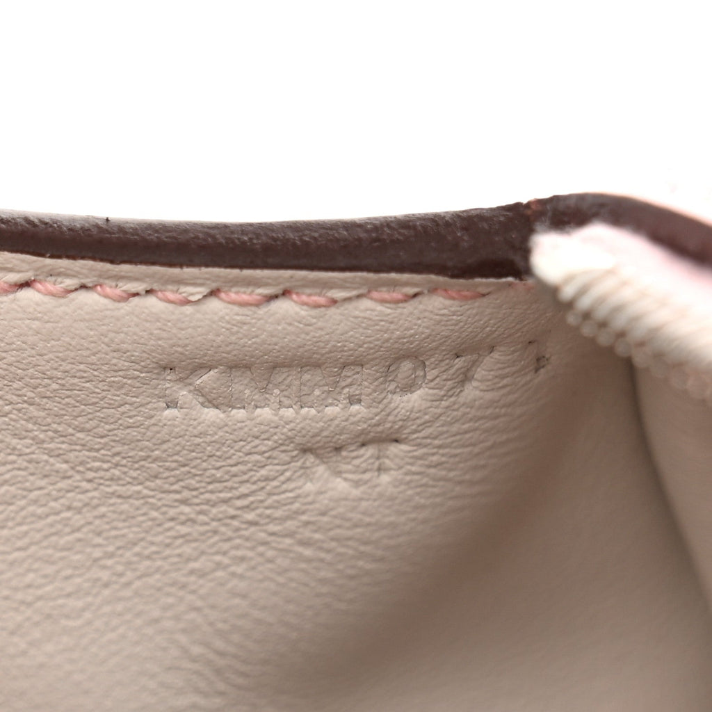 Taurillon Clemence Verso Mini Lindy 20 Rose Sakura Gris Perle