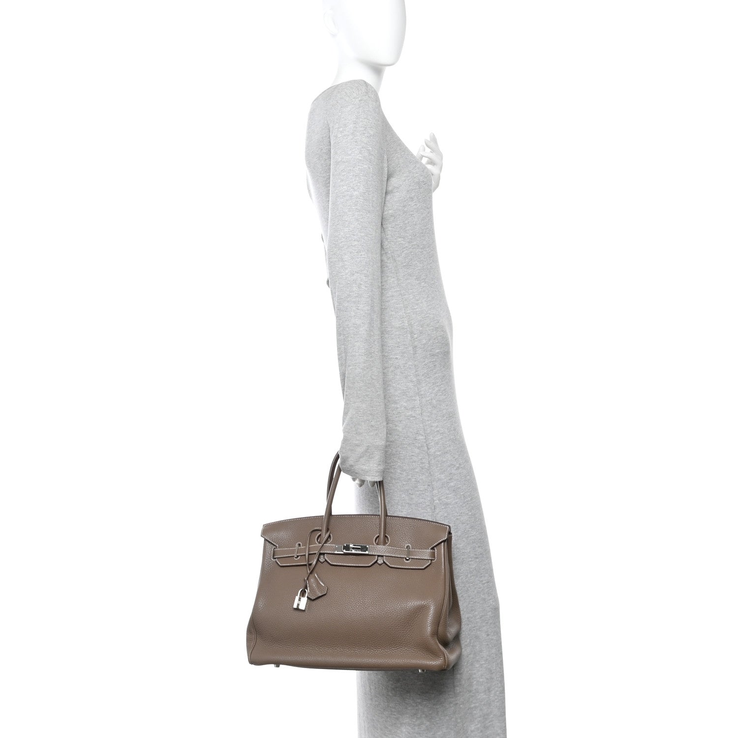 Taurillon Clemence Birkin 35 Etoupe