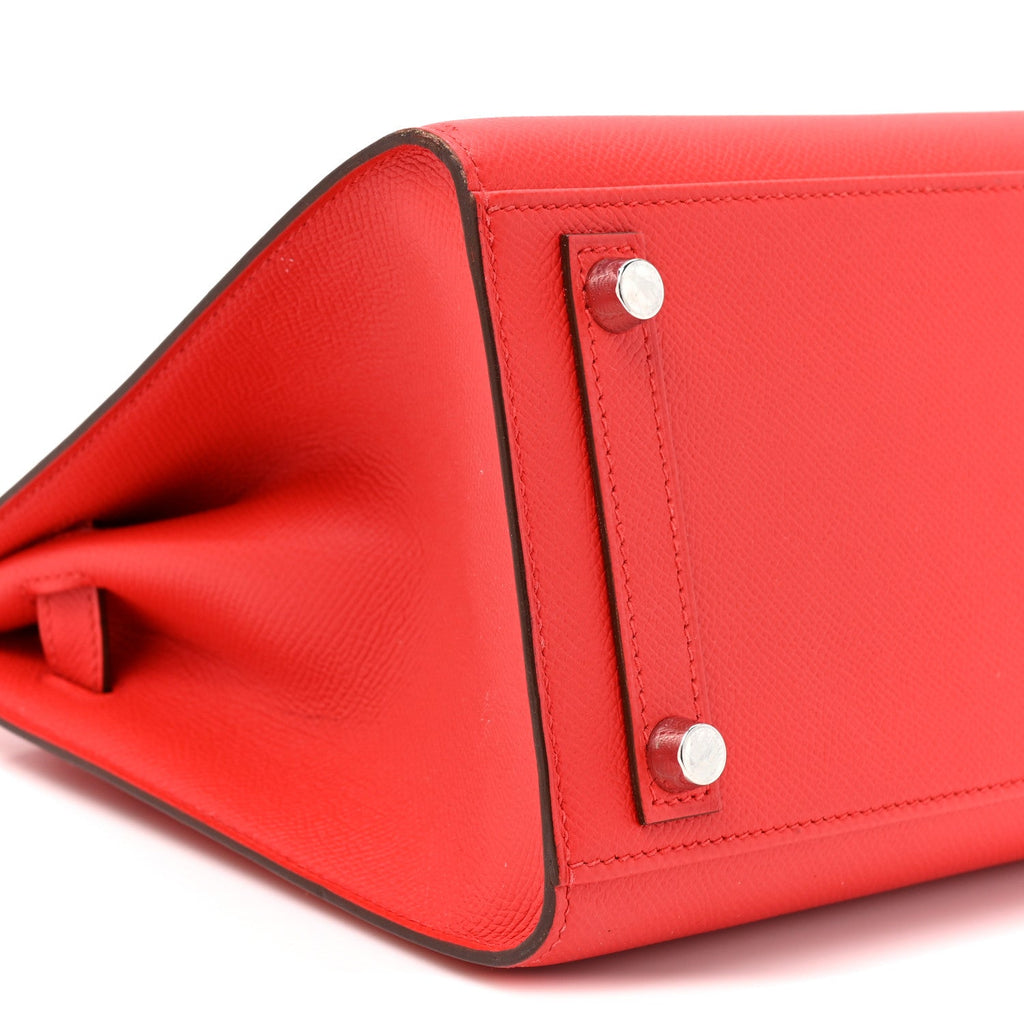 Epsom Birkin Sellier 25 Rouge De Coeur