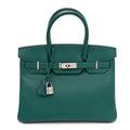 Epsom Birkin 30 Malachite