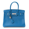 Epsom Birkin 30 Bleu Frida
