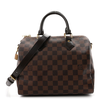 Damier Ebene Speedy Bandouliere 25