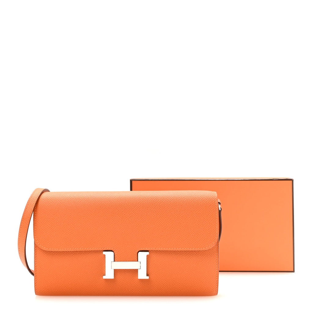 Epsom Constance Long Wallet To Go Wallet Orange