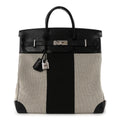 Hunter Criss Viking Evergrain Flag HAC Birkin 40  Ecru Black