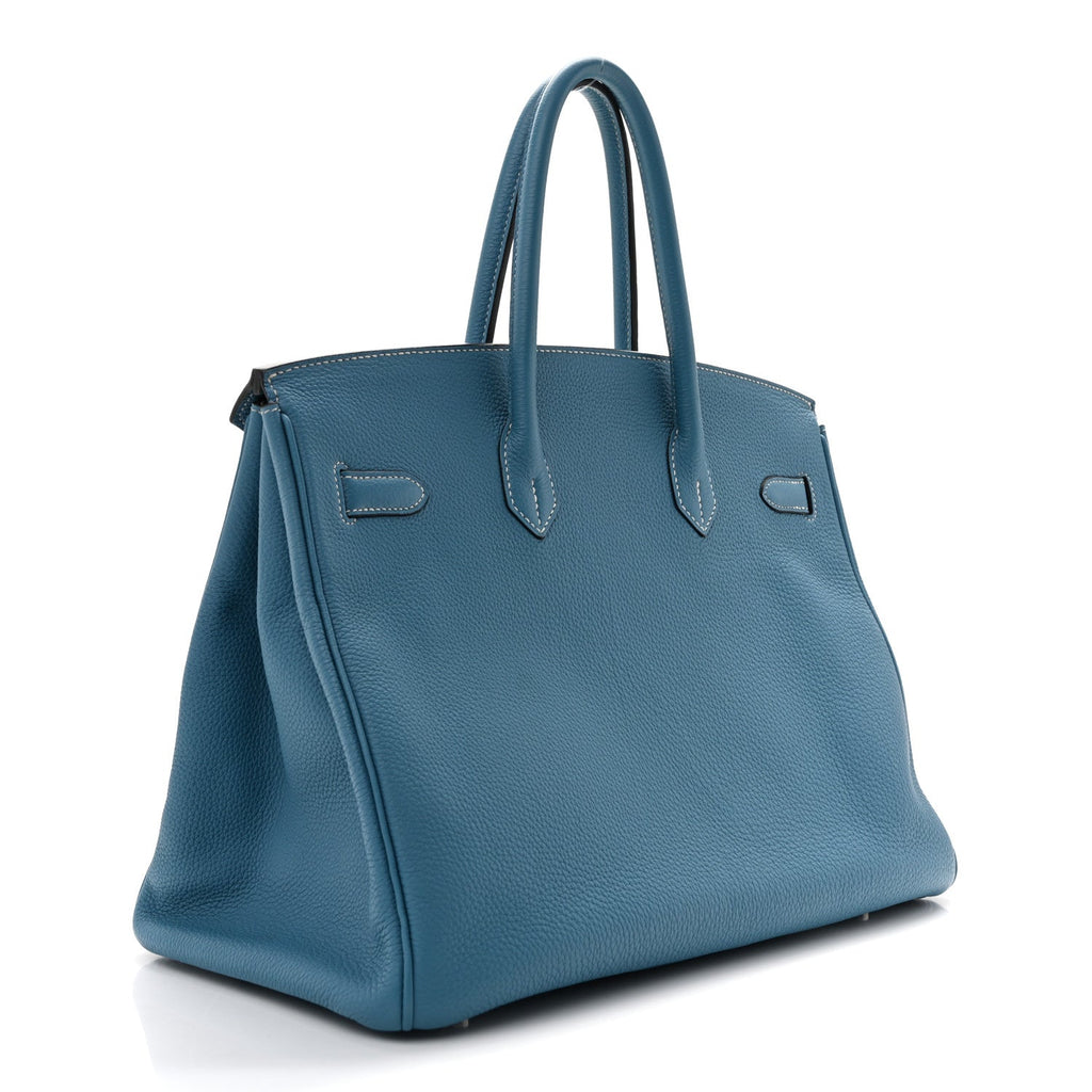 Togo BIRKIN 35 Blue Jean