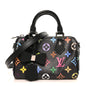 LV X TM Monogram Multicolor Nano Speedy Black