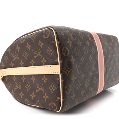 Mon Monogram Speedy Bandouliere 35 Light Pink Camel