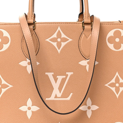 Empreinte Monogram Giant Onthego MM Arizona Creme