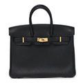 Togo Birkin 25 Black Black