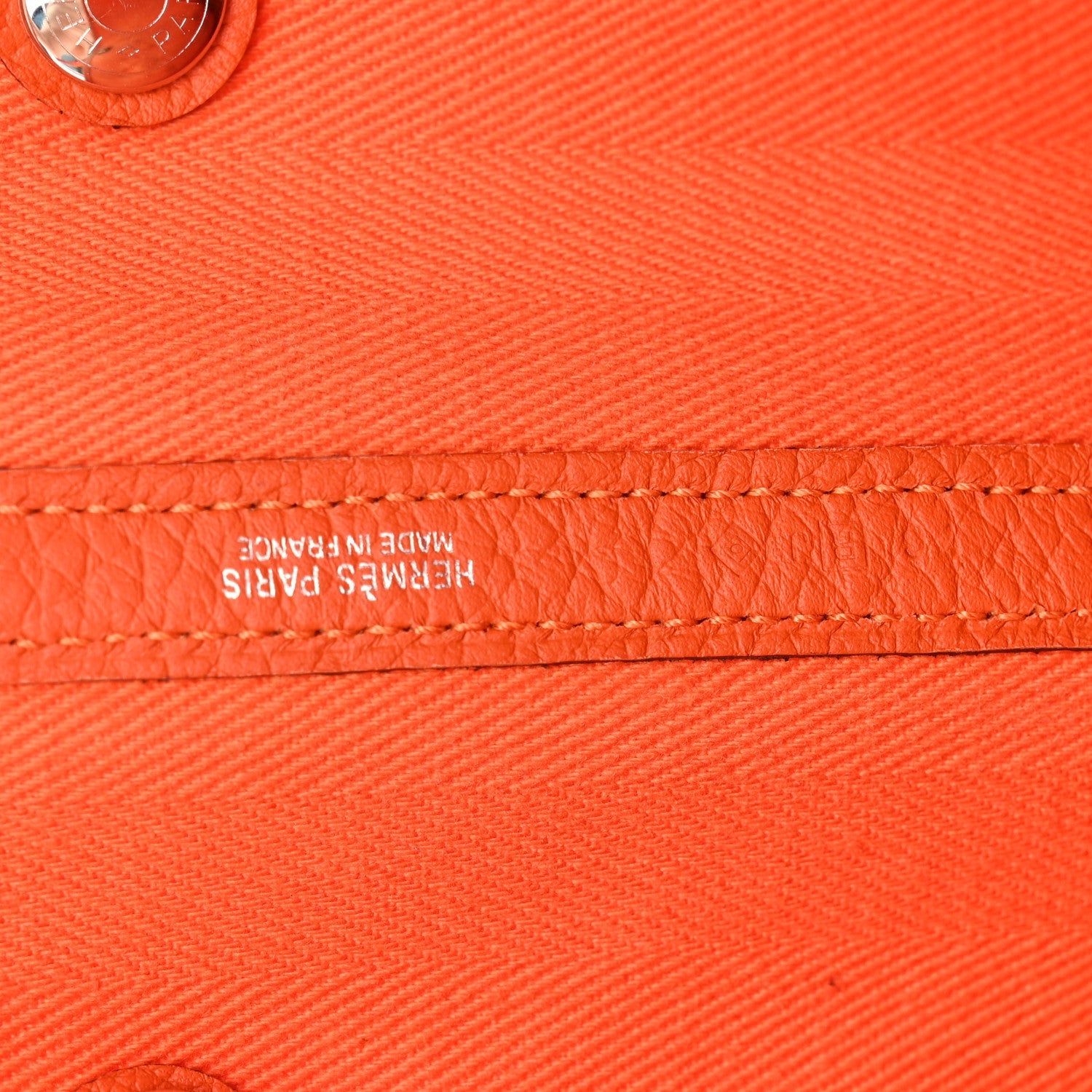 Toile Negonda Garden Party Tote 36 MM Orange
