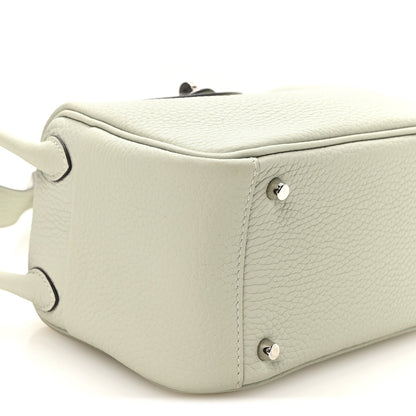Taurillon Clemence Mini Lindy 20 Gris Neve