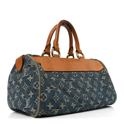 Monogram Denim Neo Speedy Blue