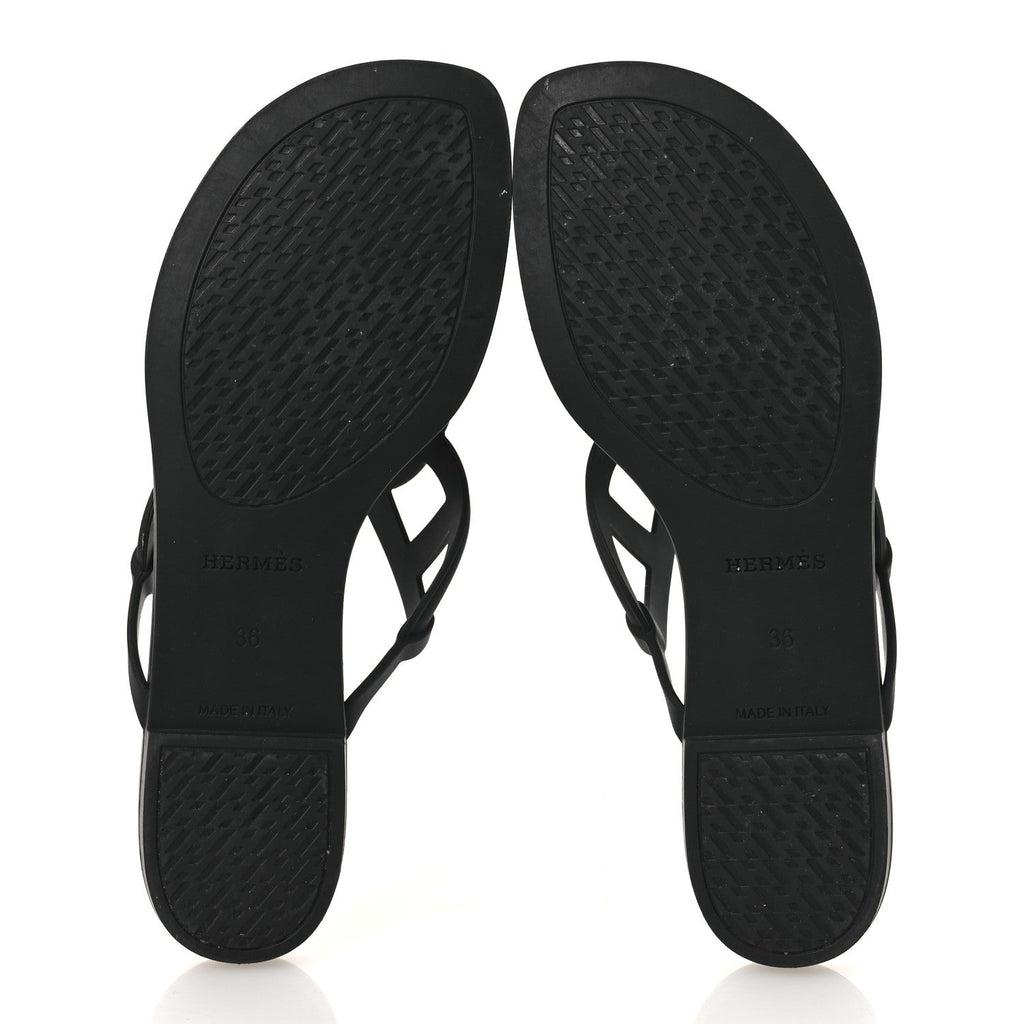 Rubber Womens Egerie Sandals 36 Black