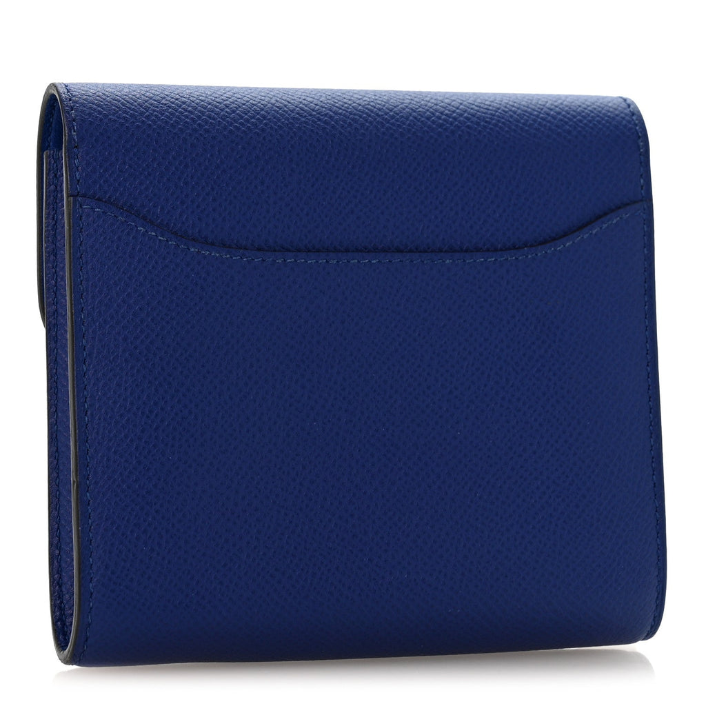 Epsom Constance Short Wallet Bleu Electrique