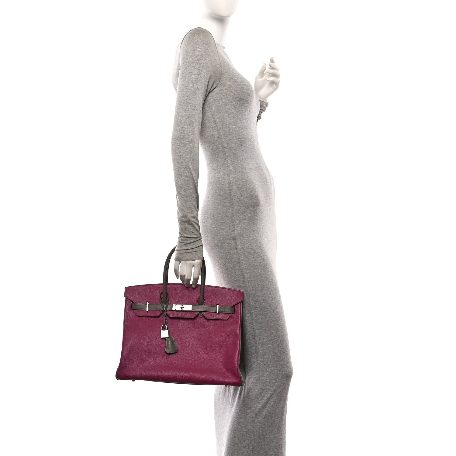 Epsom Horseshoe Birkin 35 Etain Tosca