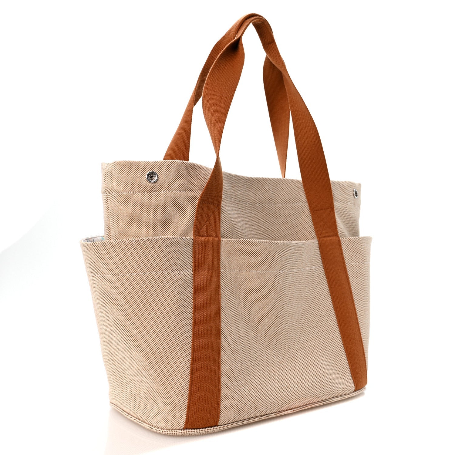 H Canvas Cabriole Nappy Bag Biscuit