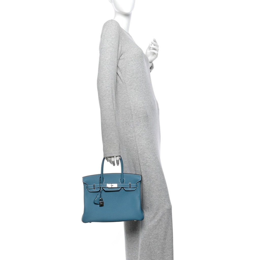 Togo Birkin 30 New Bleu Jean