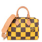 Damier Pop Speedy Bandouliere 25 Jaune Mat